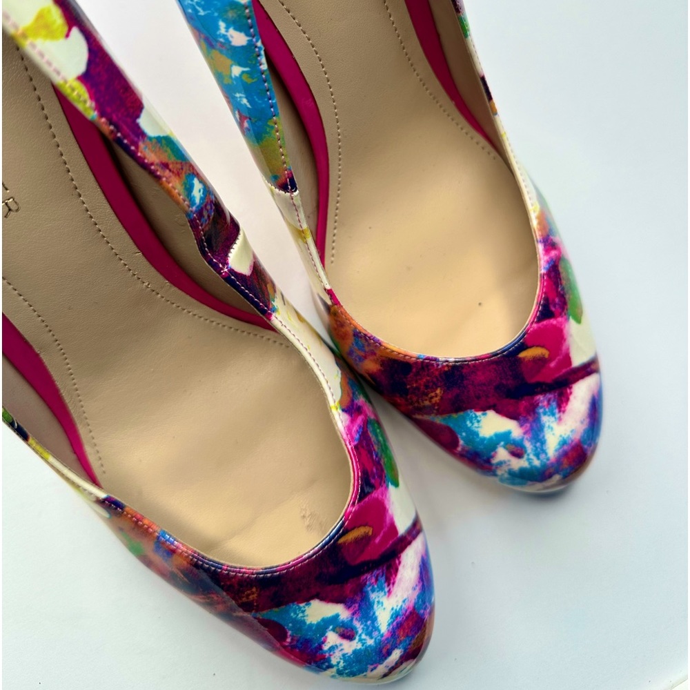 FLORAL Printed MARC FISHER Pumps